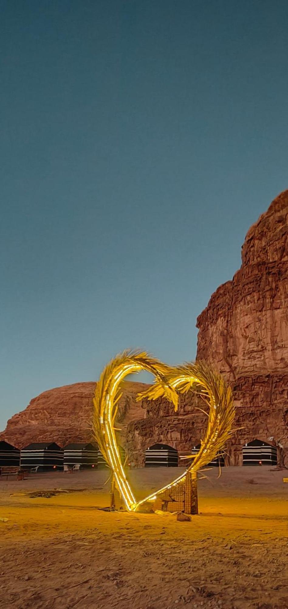 Wadi Rum Desert Heart Camp 外观 照片