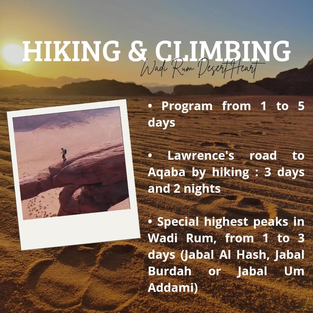 Wadi Rum Desert Heart Camp 外观 照片