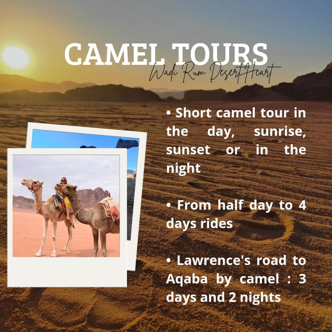 Wadi Rum Desert Heart Camp 外观 照片